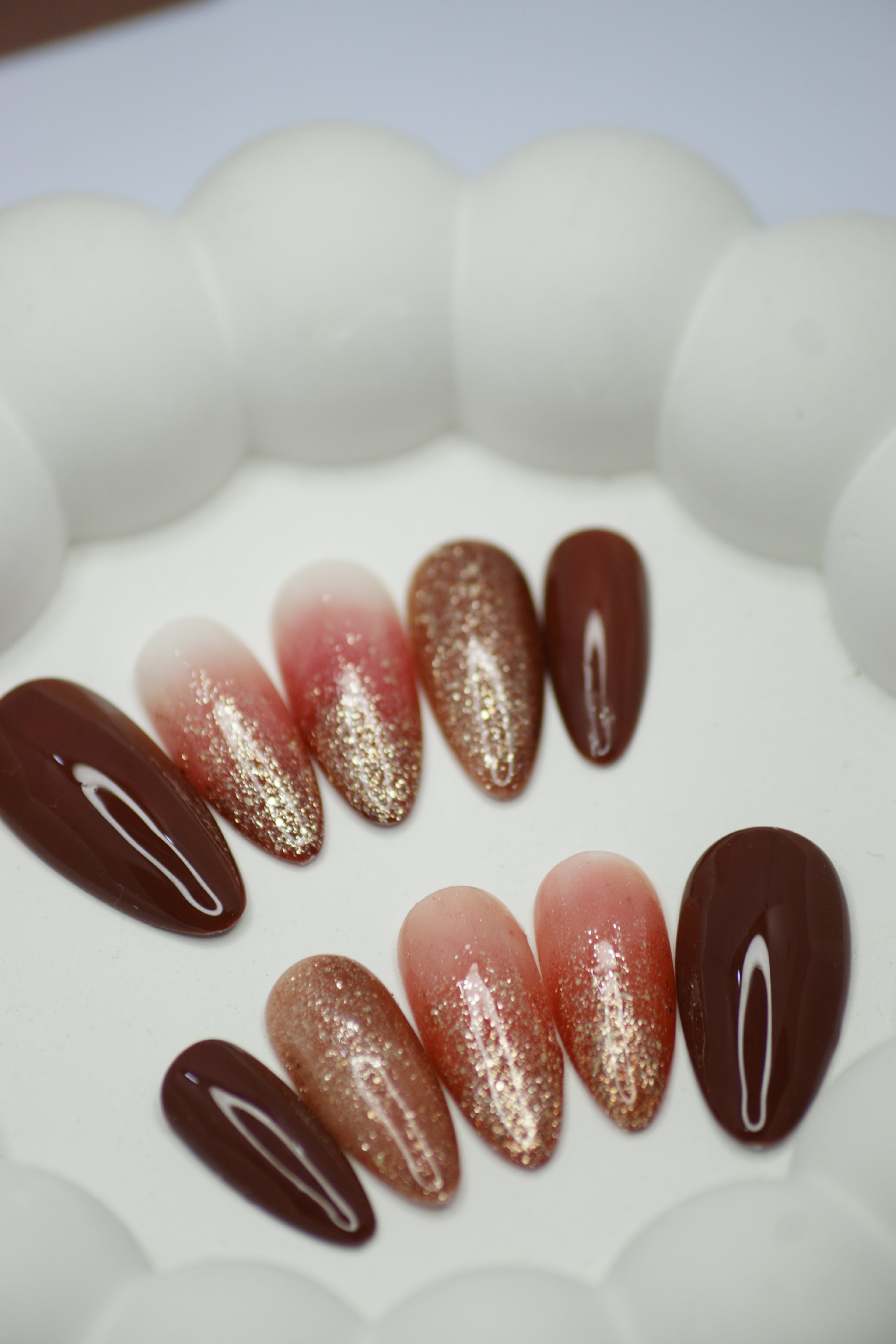 Caramel Glitz Ombre ✨🤎🍯